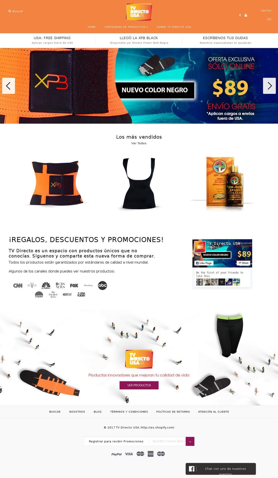 tvdirectousa.com shopify website screenshot