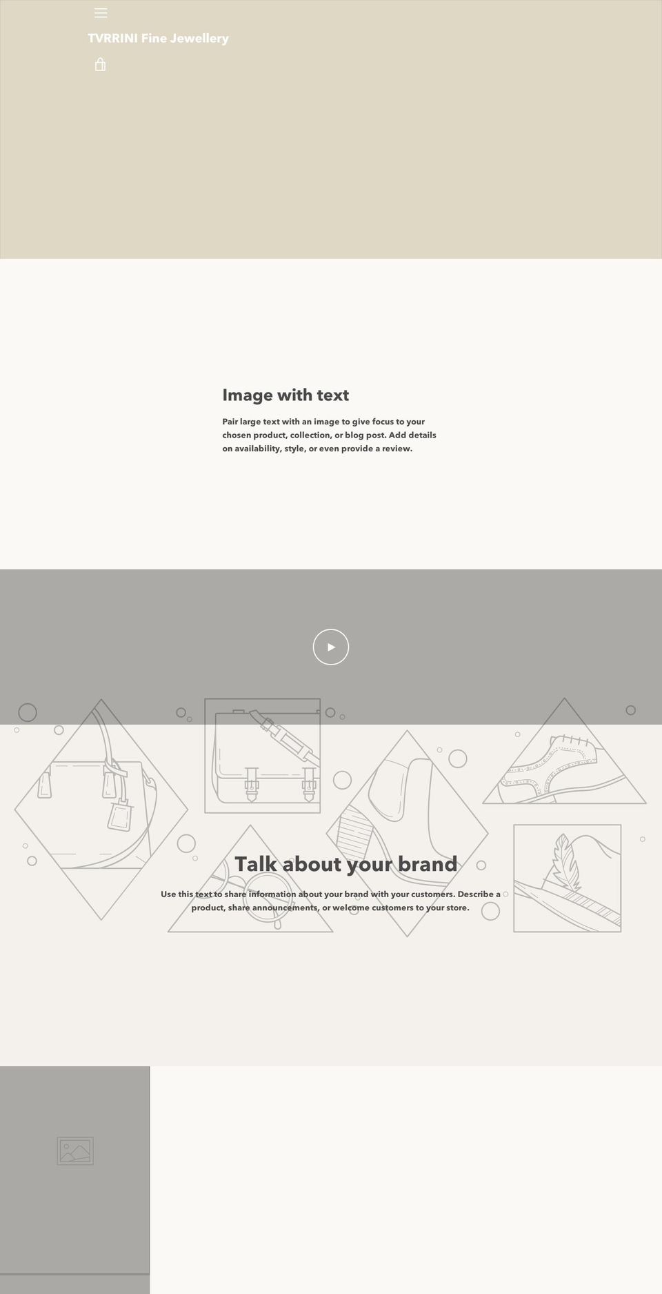 tvrrini.com — Shopify storefront screenshot