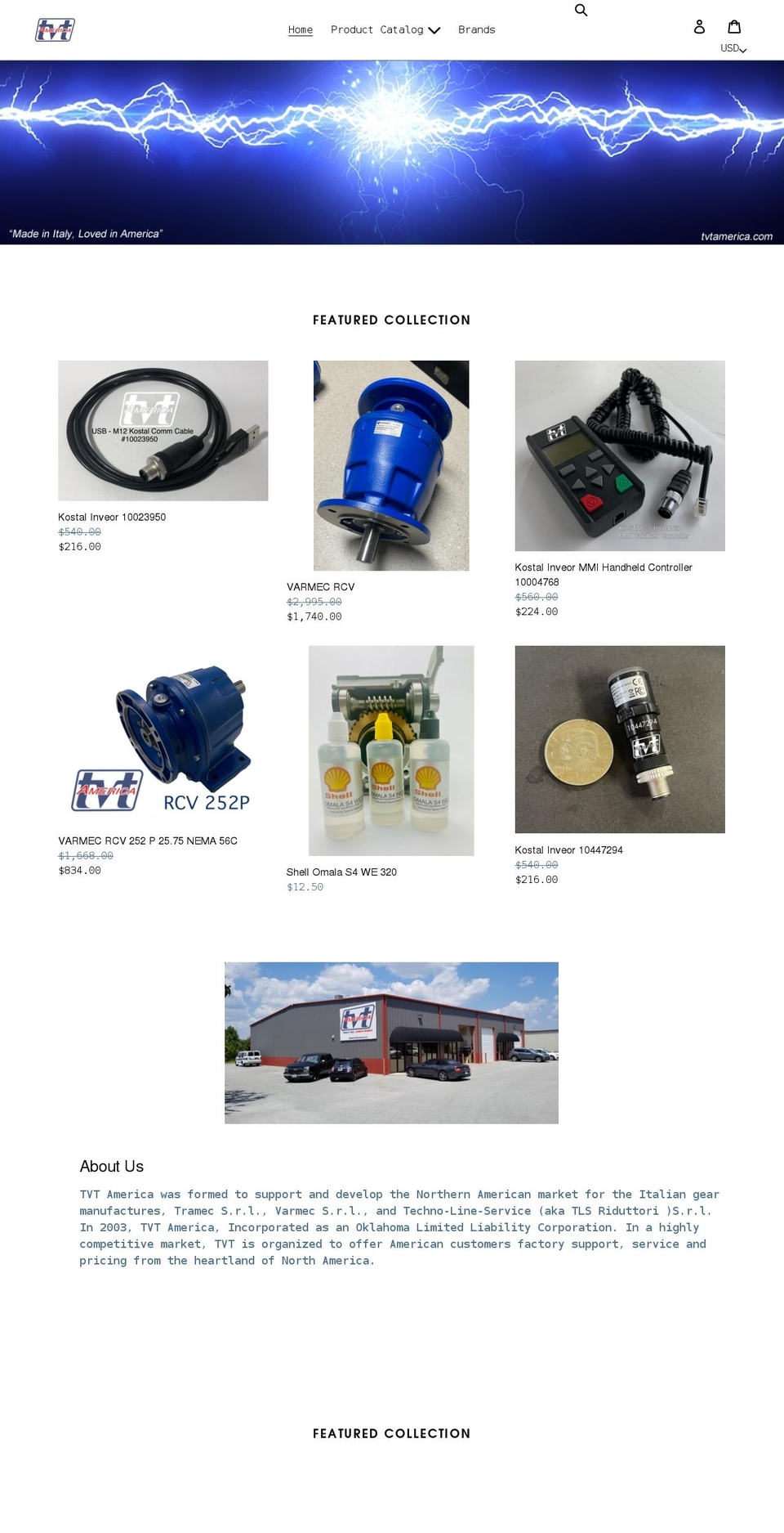 tvtamerica.net shopify website screenshot