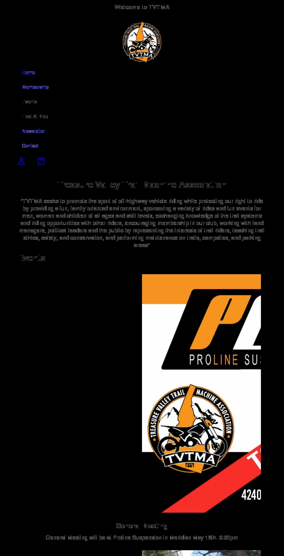 tvtma.org shopify website screenshot