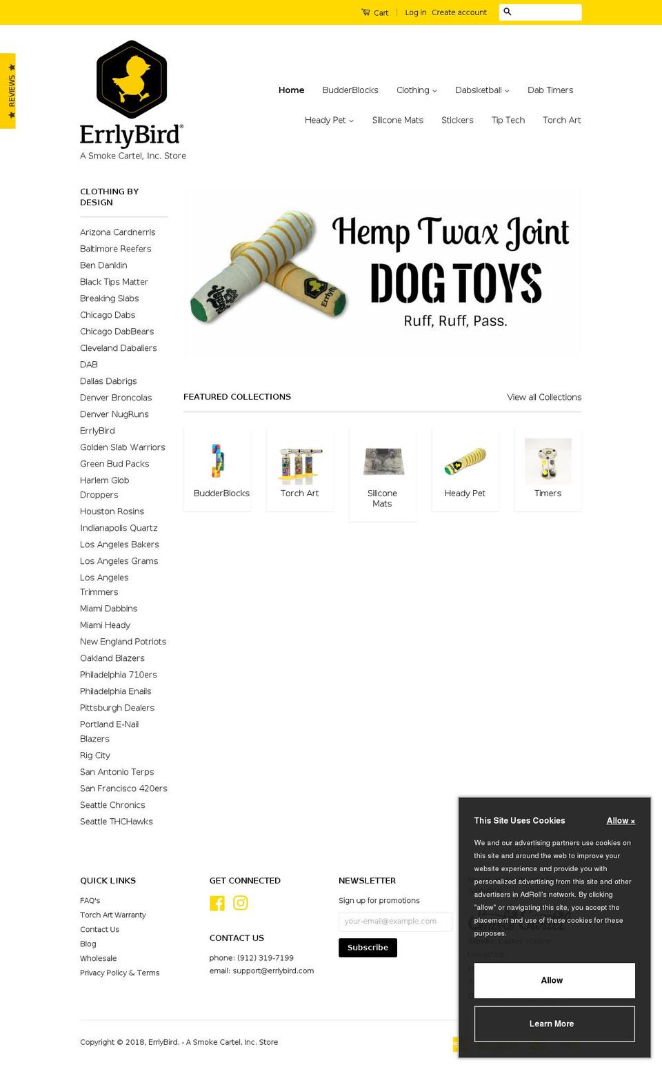 twaxjoint.com shopify website screenshot