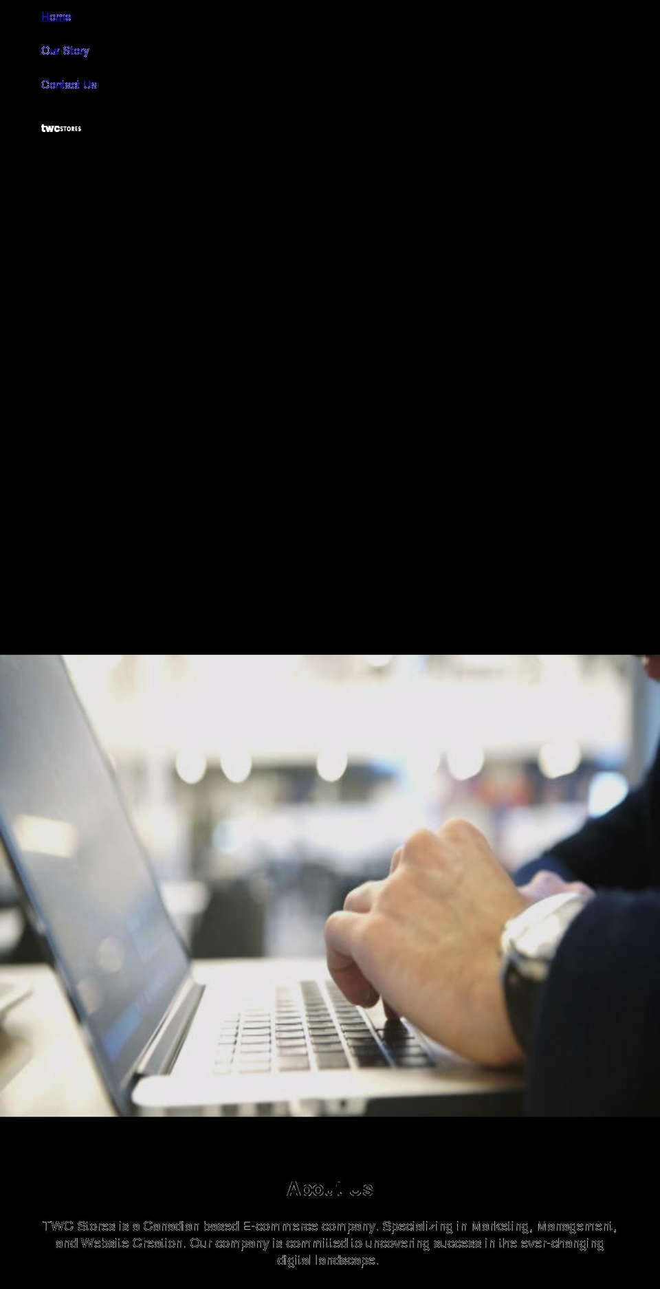 twcstores.com shopify website screenshot