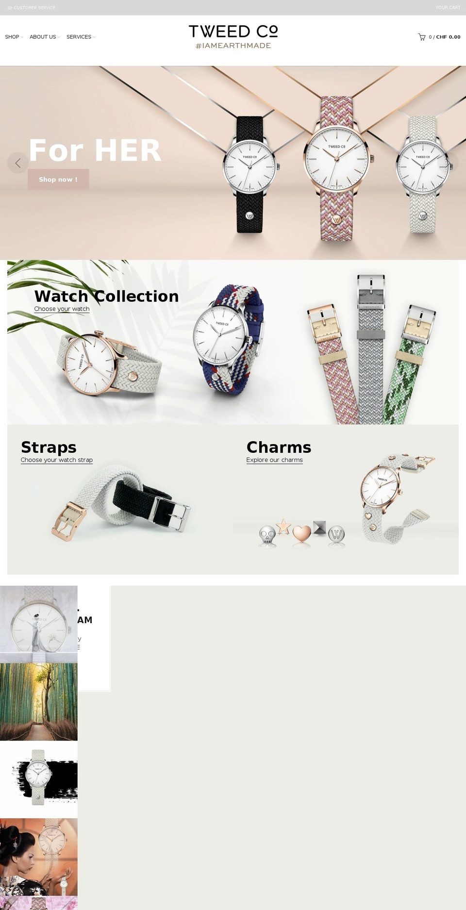Tweed Shopify theme site example tweed-co.com
