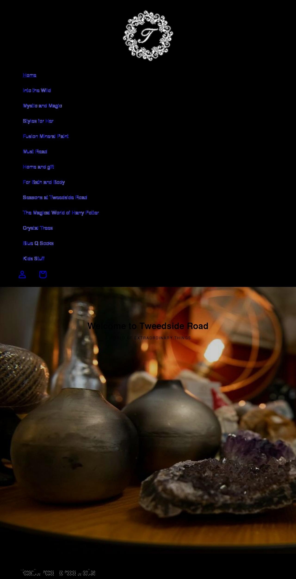 tweedsideroad.com shopify website screenshot