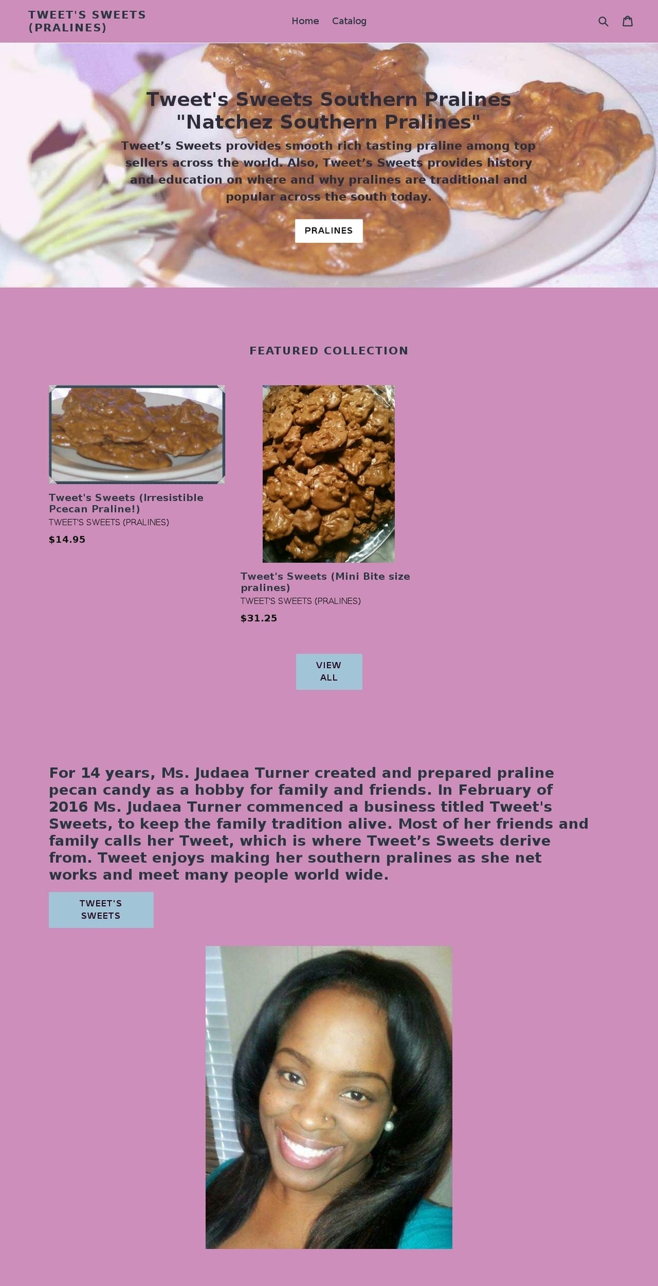 tweetssweet.com shopify website screenshot
