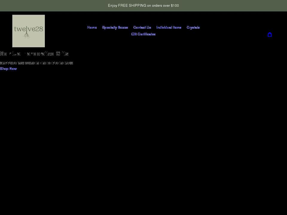 twelve28.ca shopify website screenshot