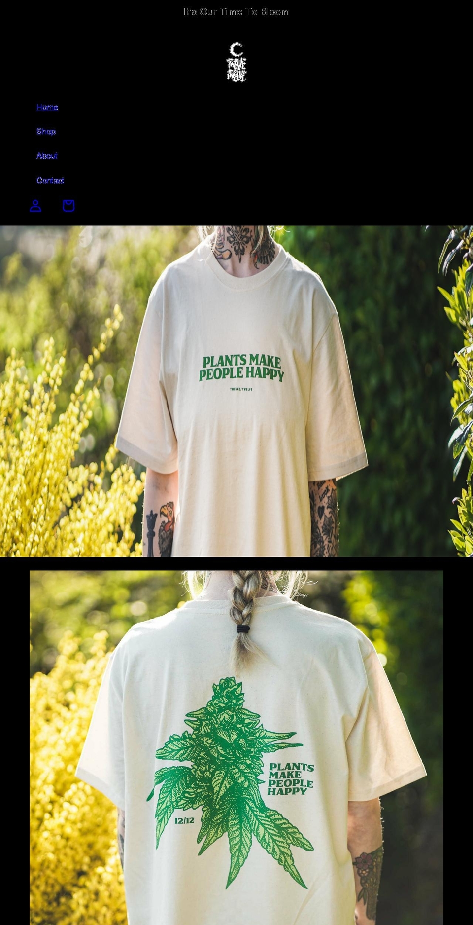 twelvetwelve.uk shopify website screenshot
