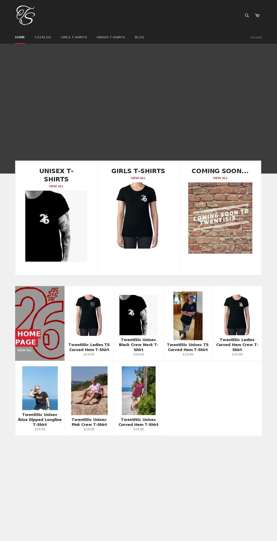 twentisix.com — Shopify storefront screenshot