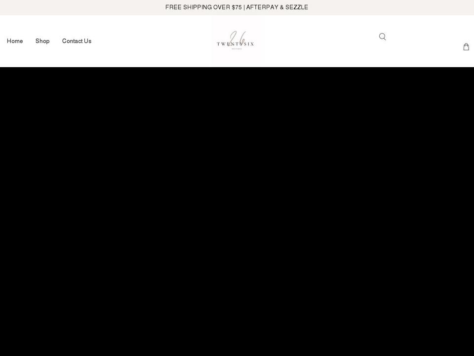 twentysixco.com shopify website screenshot