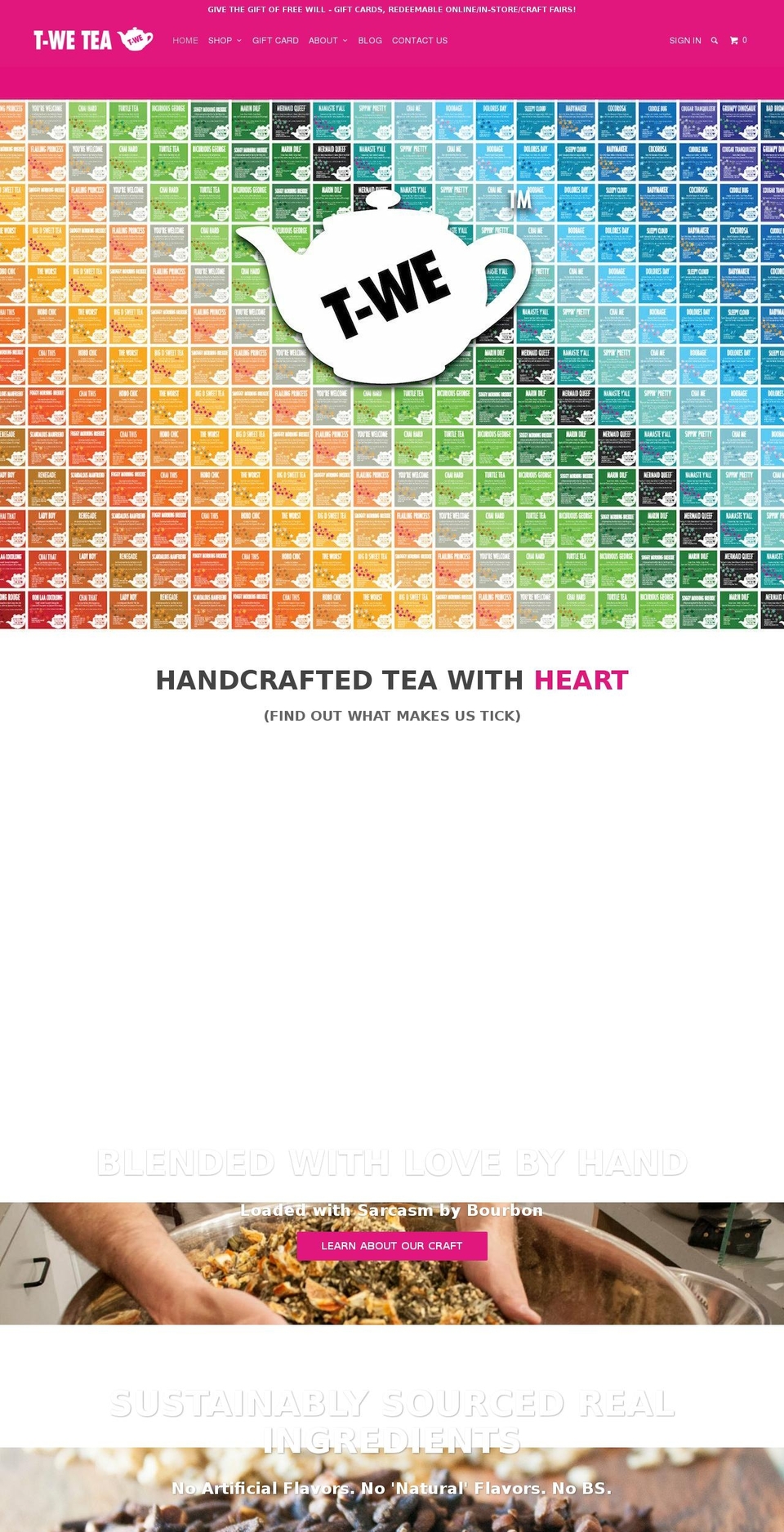 twetea.com — Shopify storefront screenshot