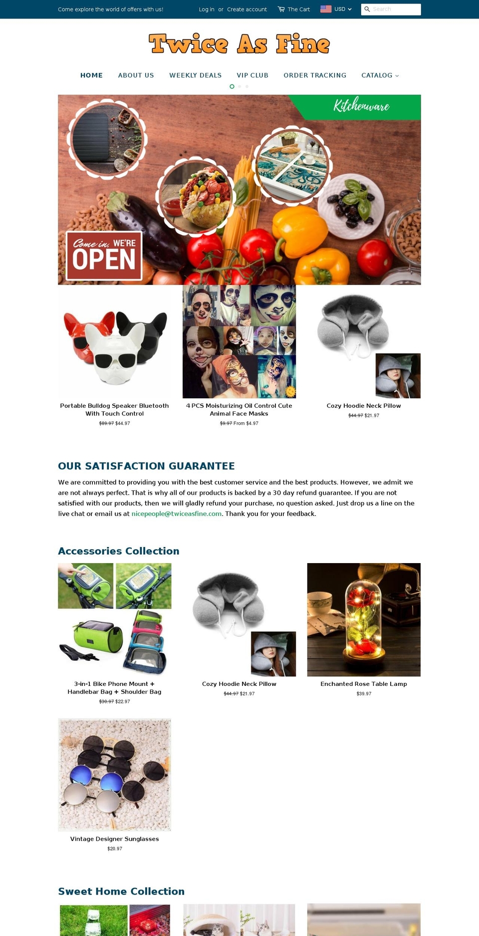 twiceasfine.com — Shopify storefront screenshot