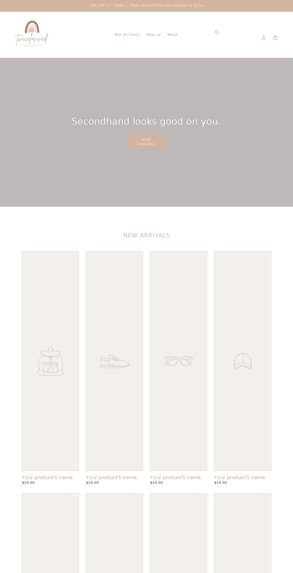 twicelovved.com shopify website screenshot