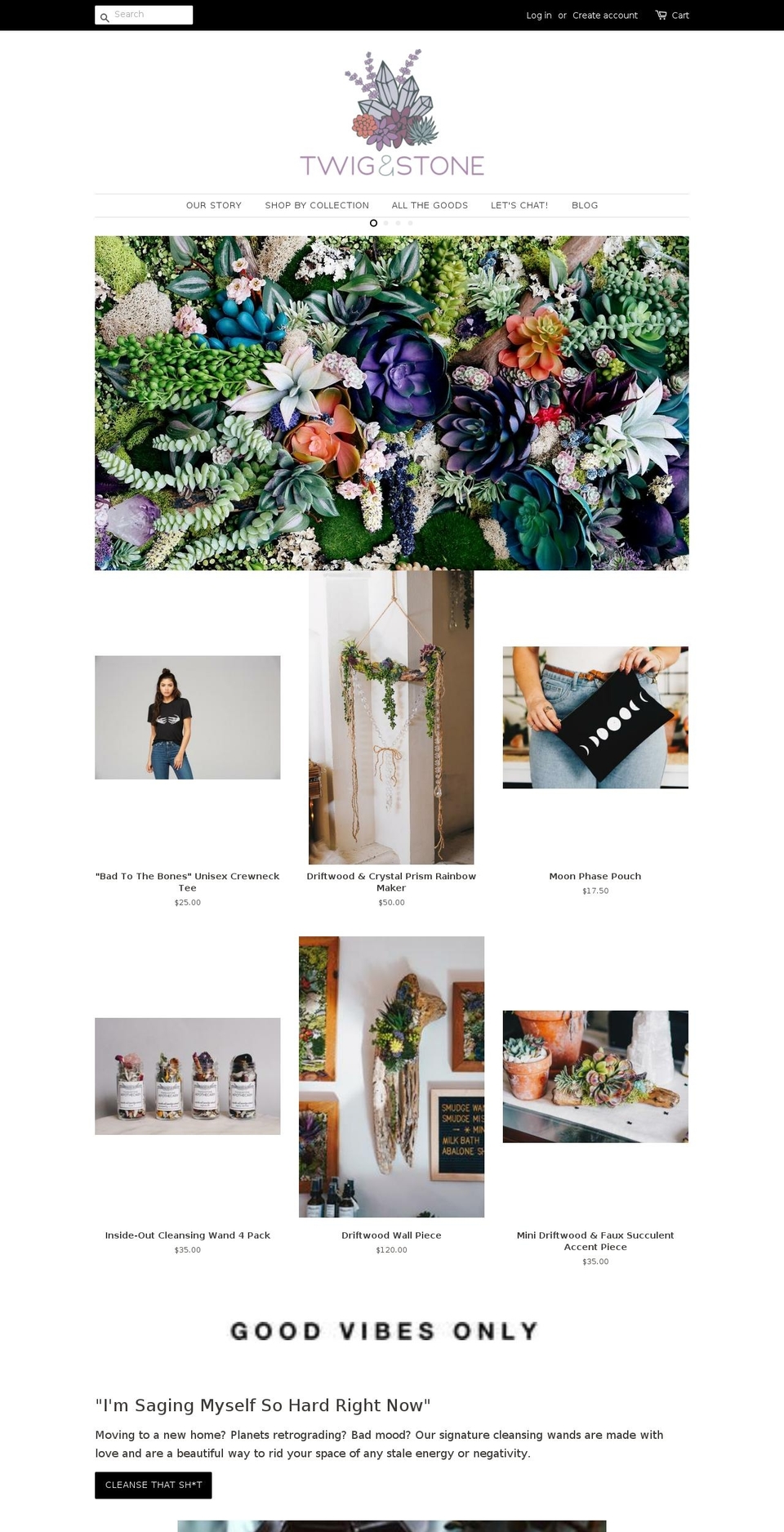 twigandstonedesigns.com — Shopify storefront screenshot