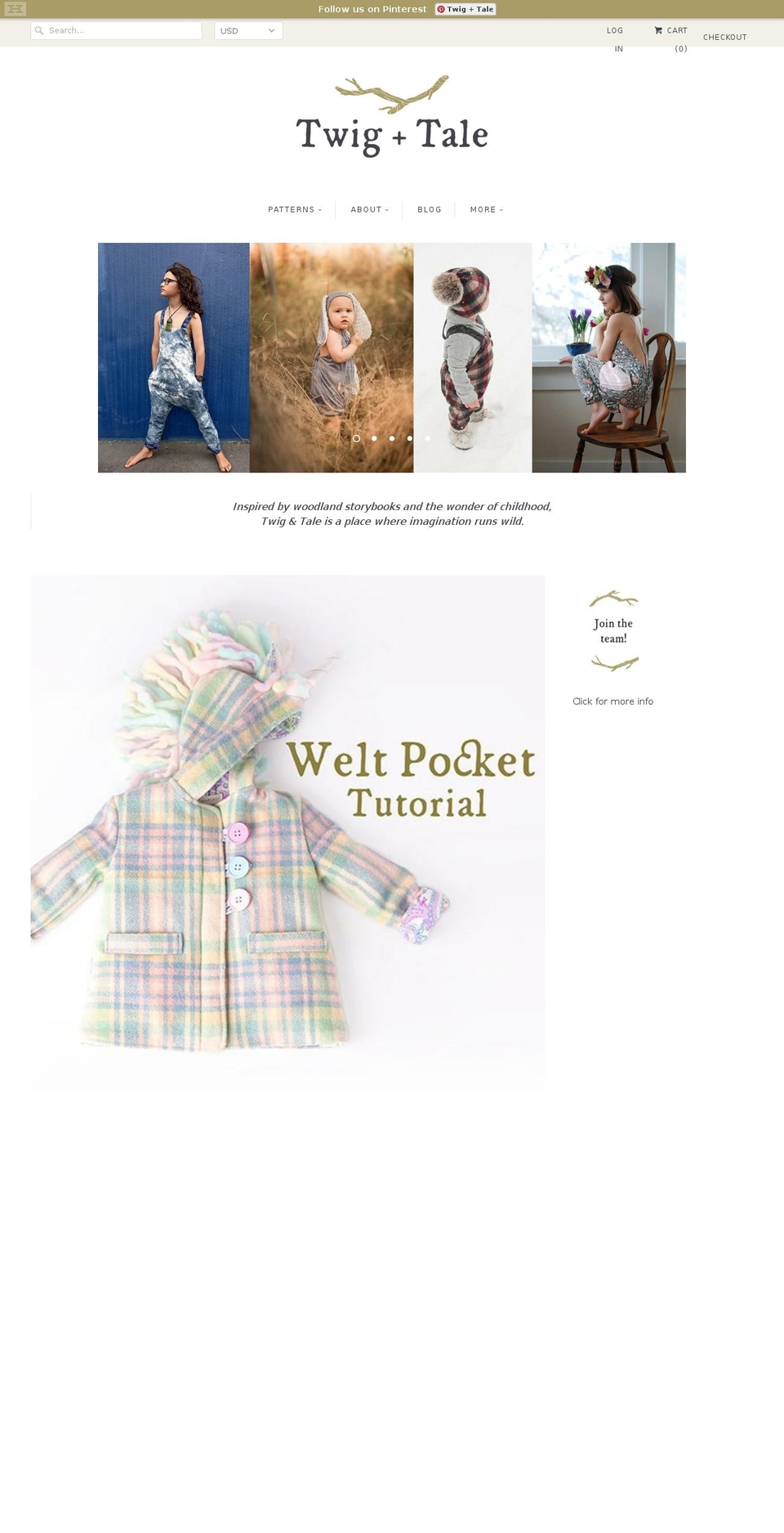 twigandtale.com shopify website screenshot