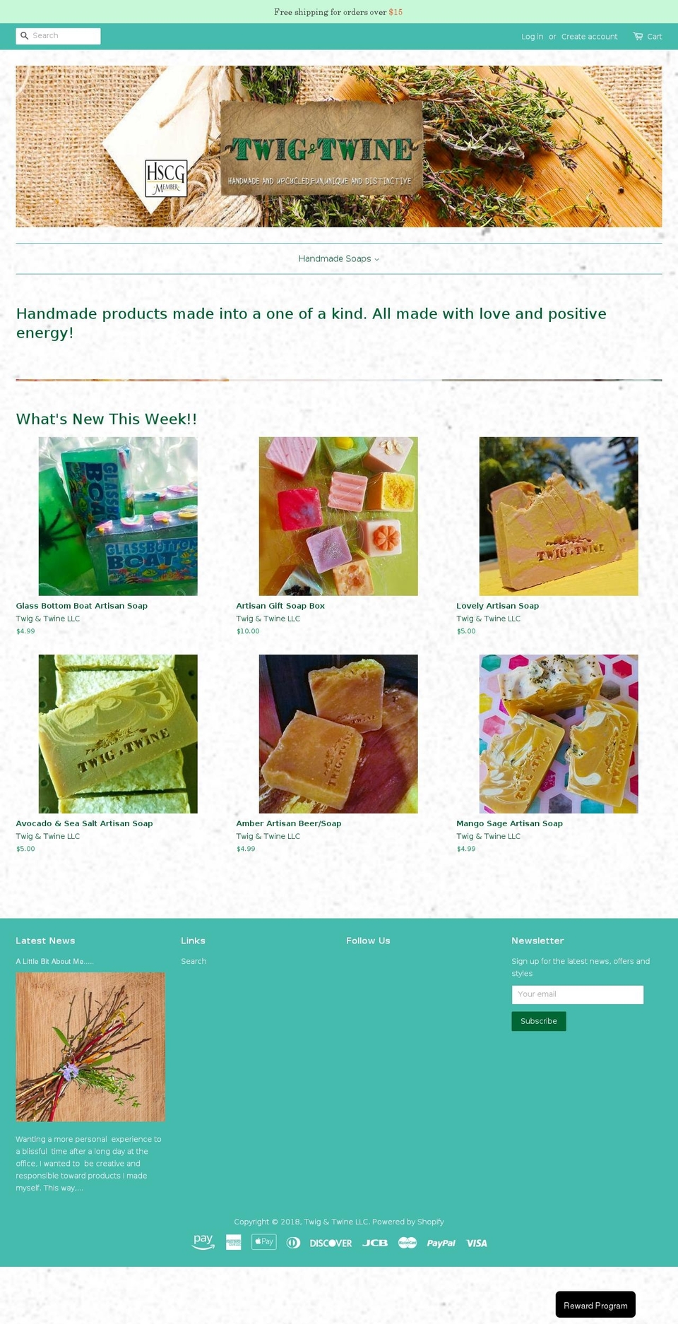 twigandtwinellc.com — Shopify storefront screenshot