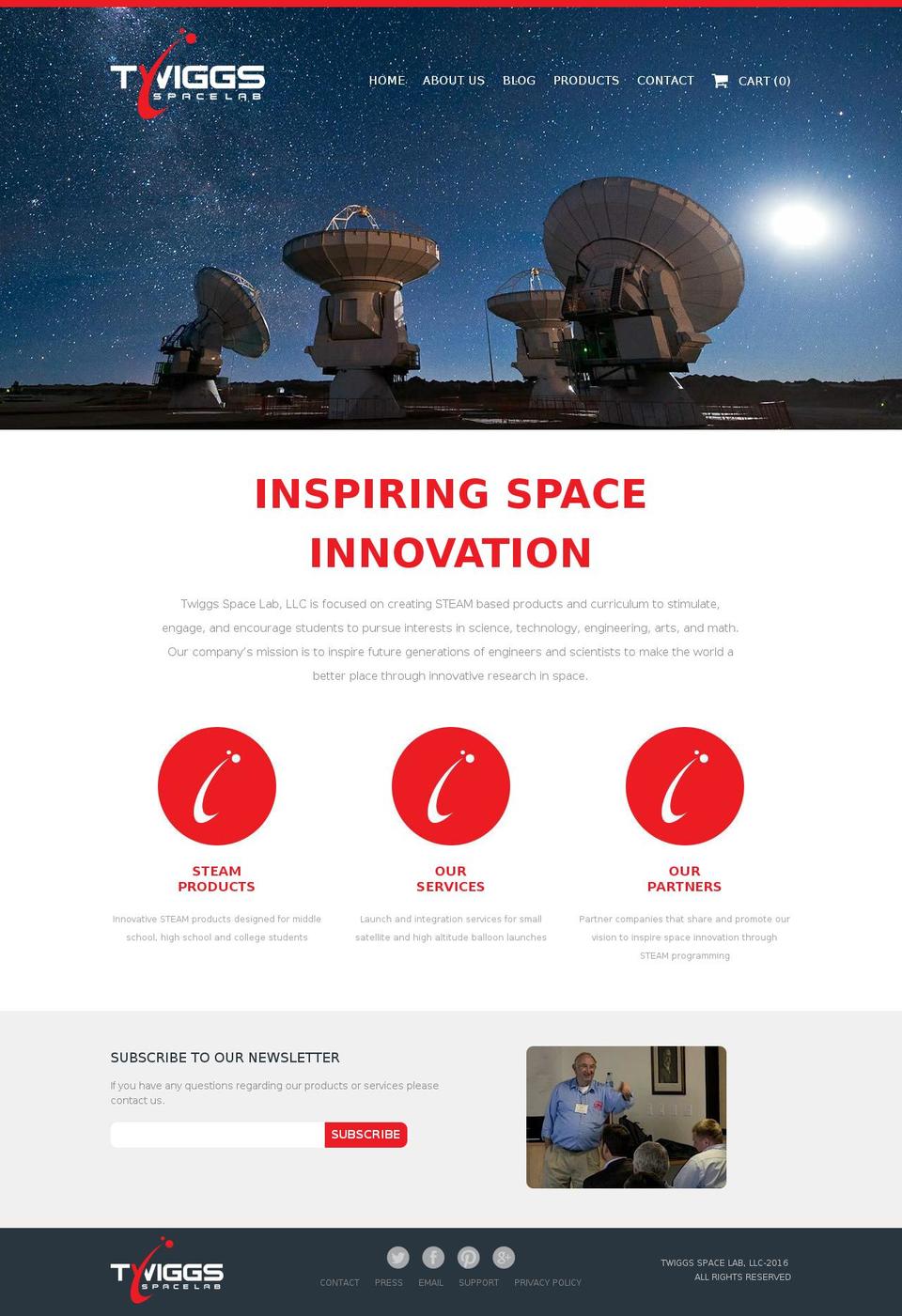 twiggsspacelab.com shopify website screenshot