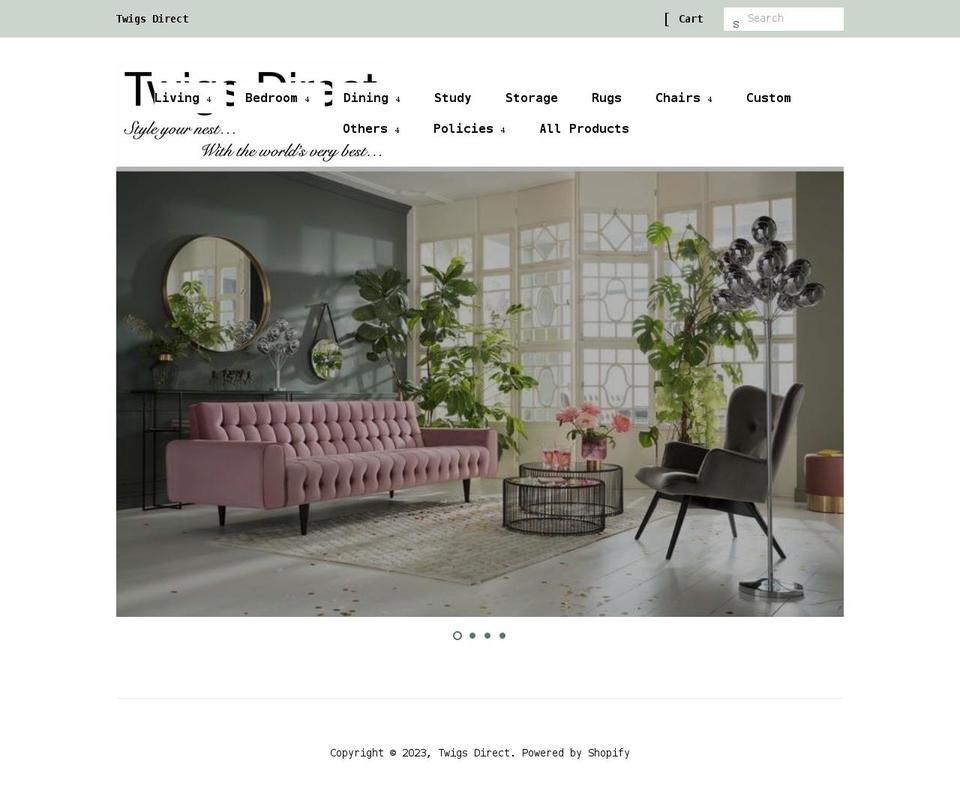 twigsdirect.com — Shopify storefront screenshot