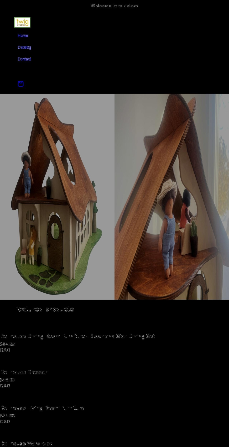 twigstudio.ca shopify website screenshot