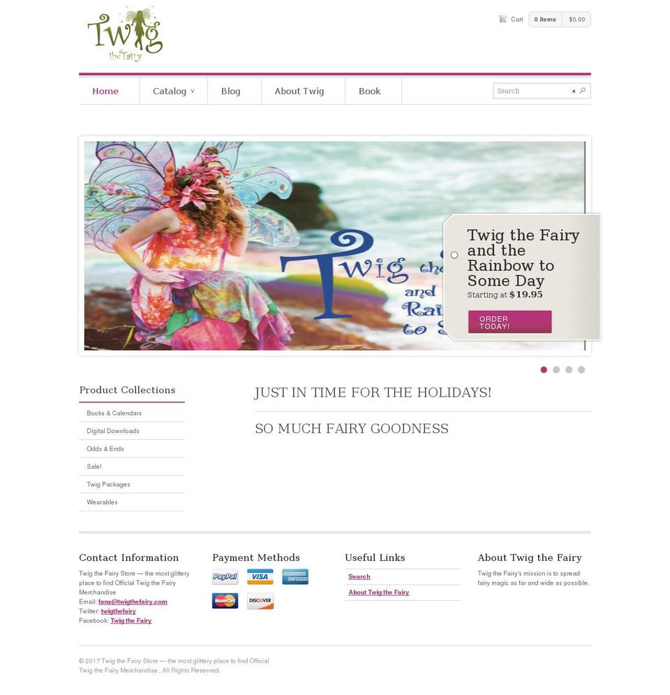 twigthefairy.mobi shopify website screenshot