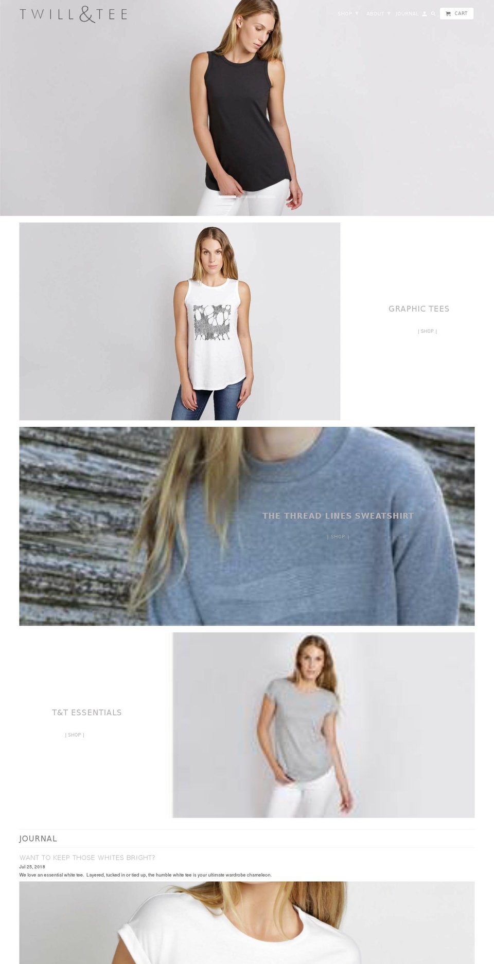 twillandtee.com — Shopify storefront screenshot