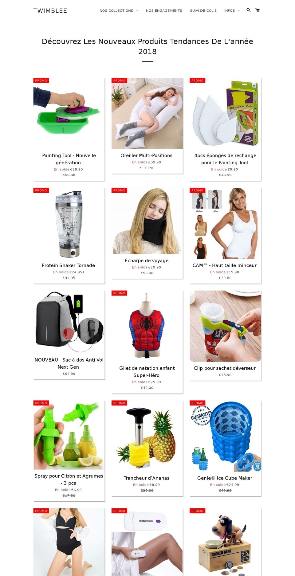 twimblee.com shopify website screenshot