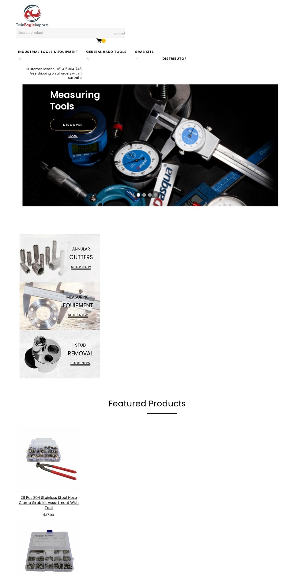 twineagleimports.com shopify website screenshot
