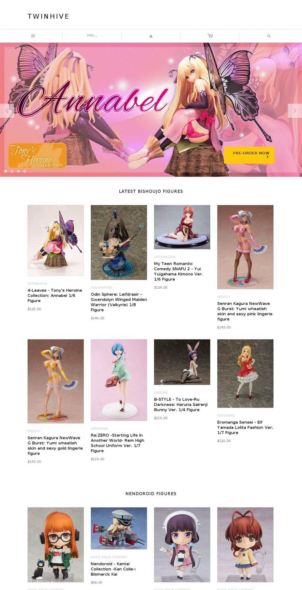 twinhive.com shopify website screenshot