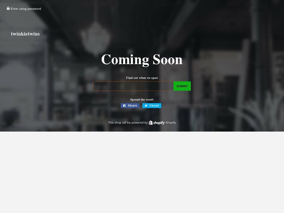 twinkietwins.com — Shopify storefront screenshot