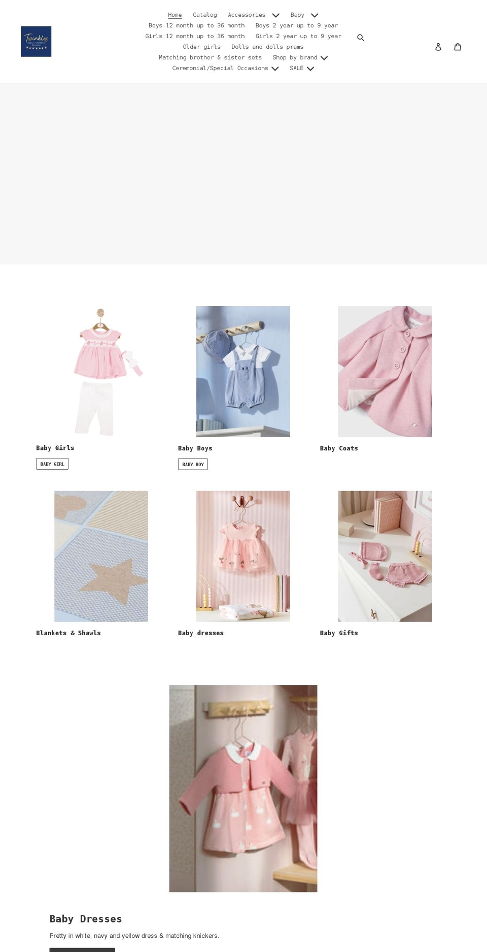 twinkles.shop shopify website screenshot
