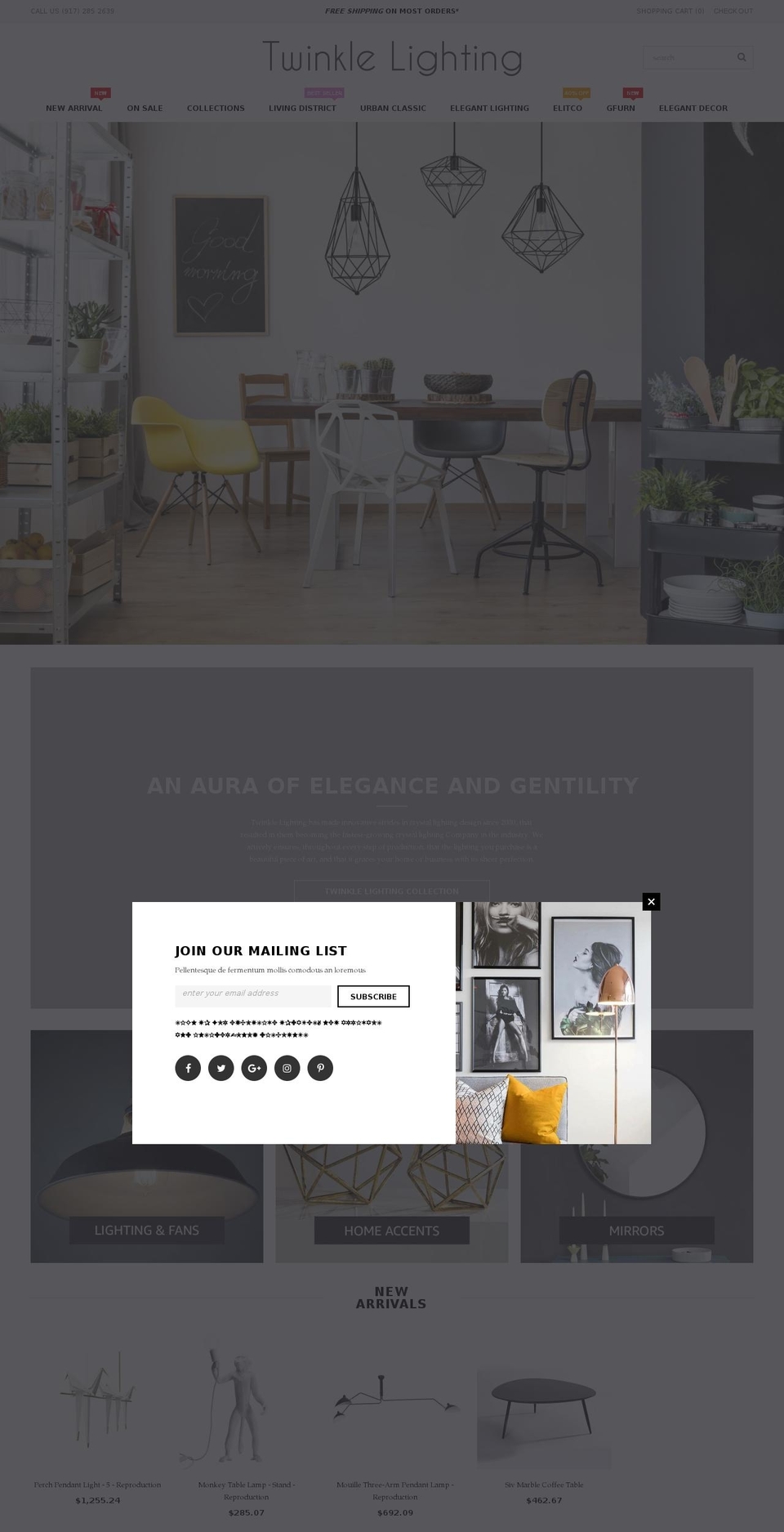 twinklestores.com shopify website screenshot