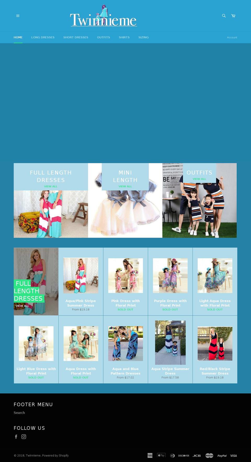twinnieme.com — Shopify storefront screenshot