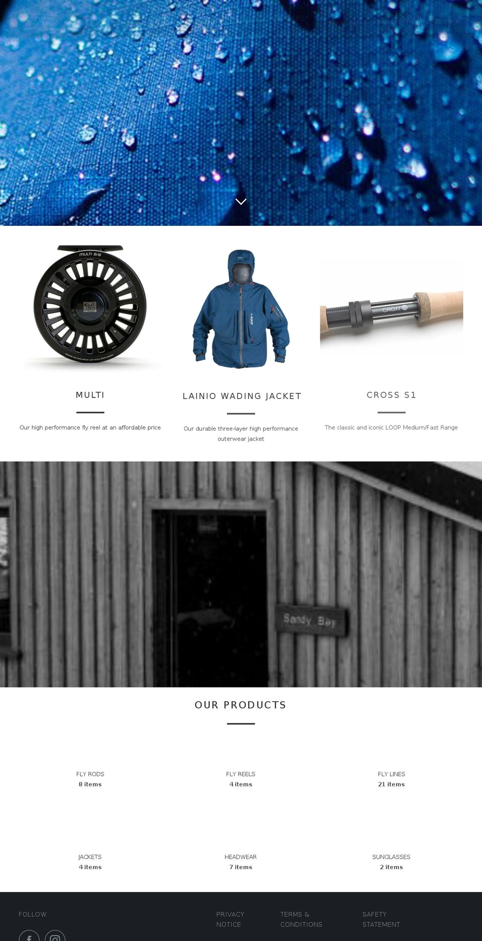 twinpeakesfishingtackle.com — Shopify storefront screenshot