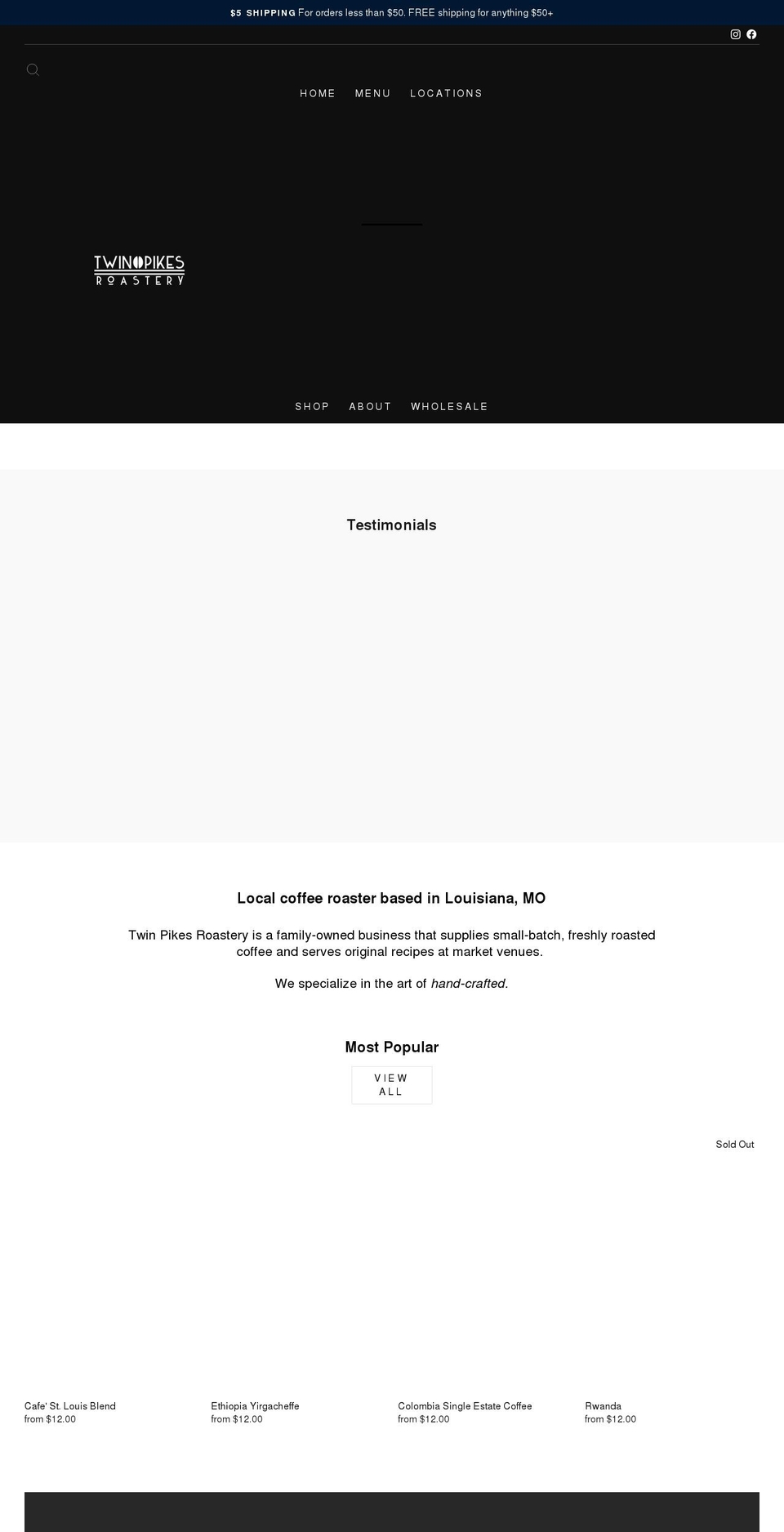 twinpike.com shopify website screenshot