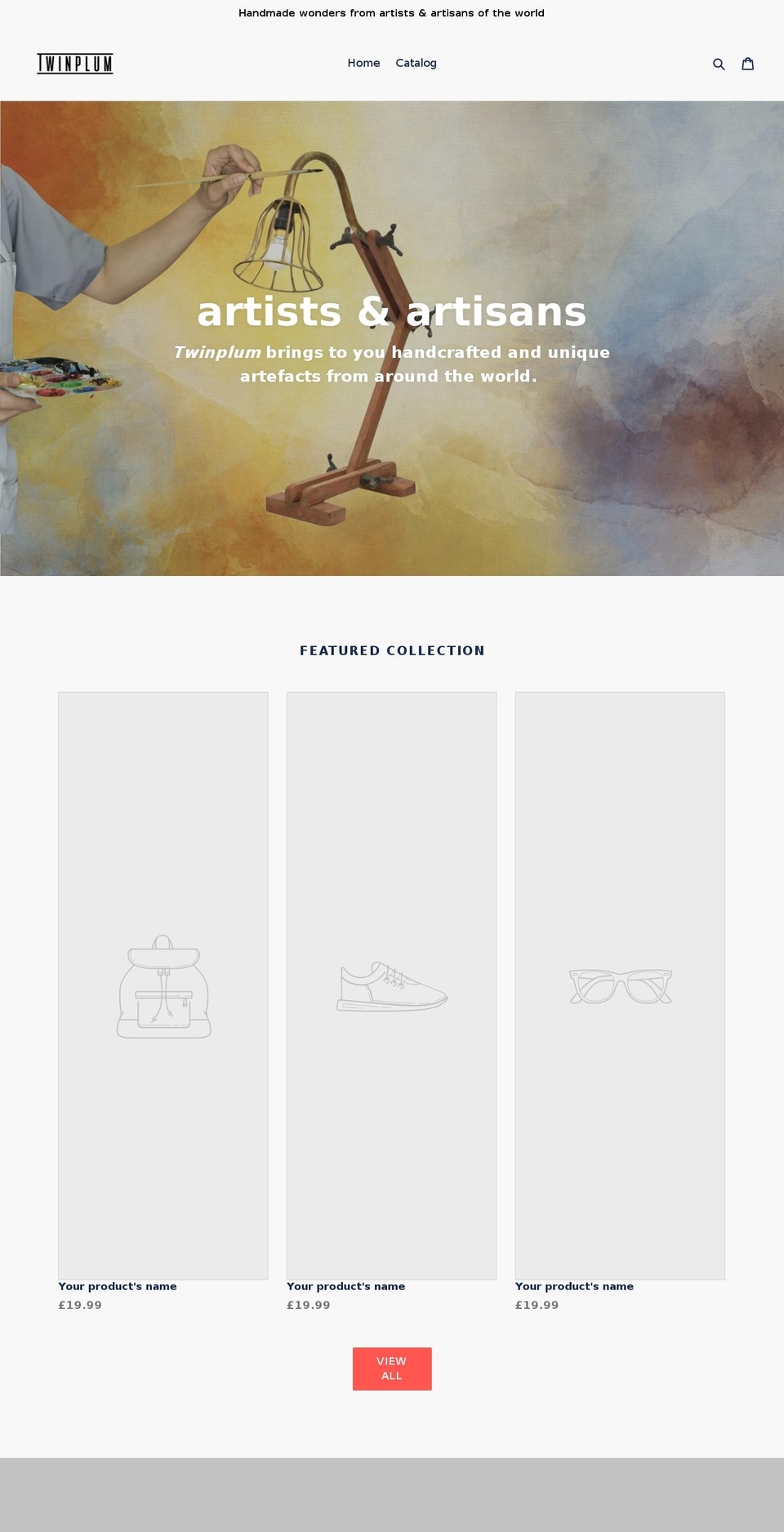 twinplum.com — Shopify storefront screenshot