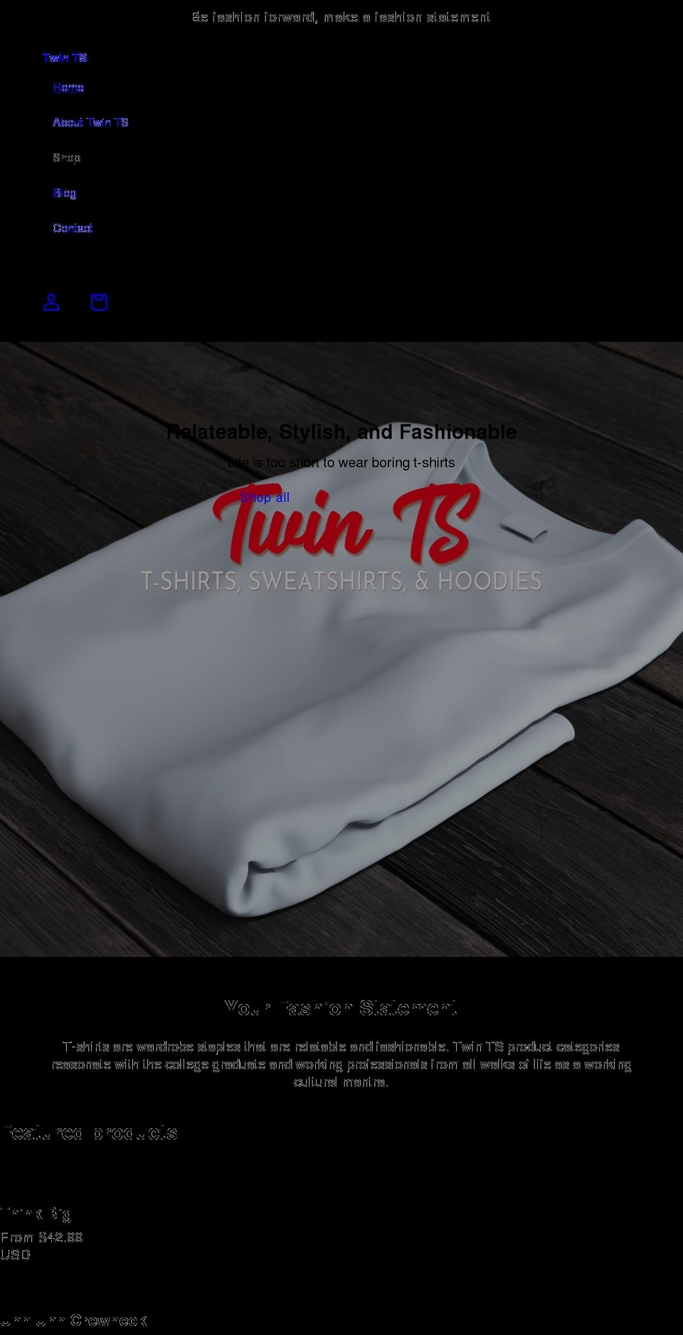 twints.net shopify website screenshot