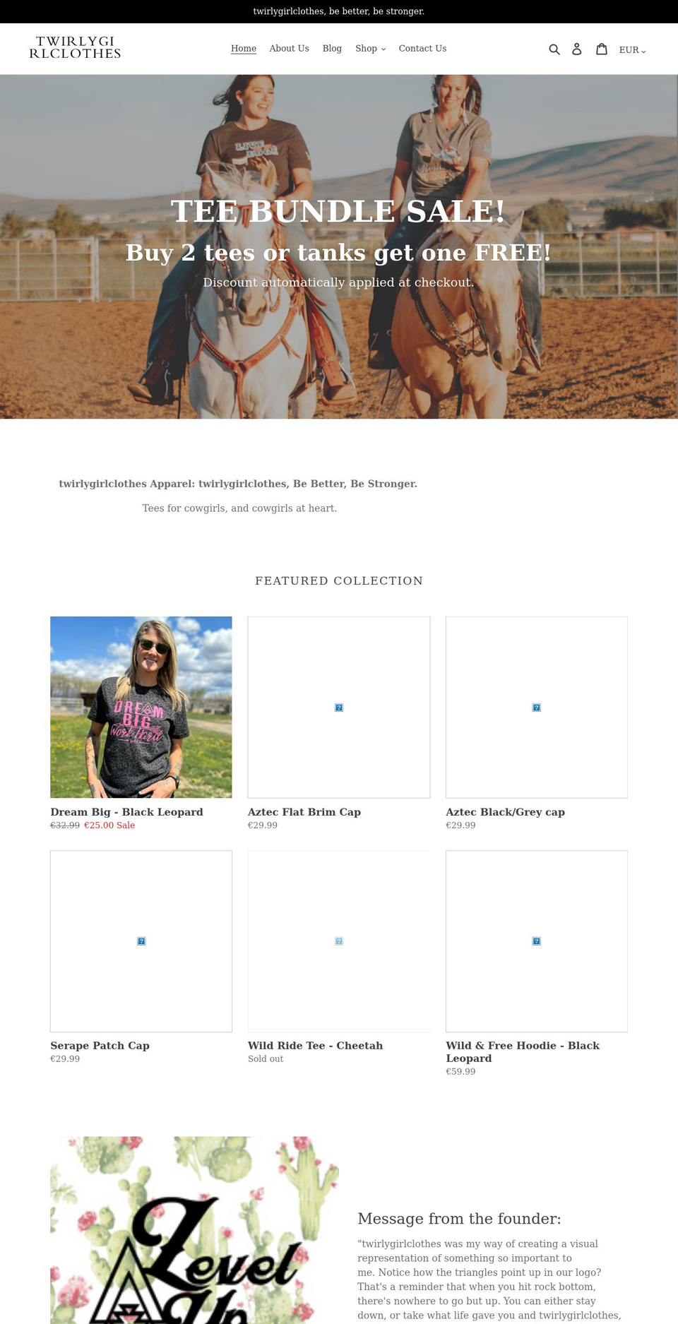 twirlygirlclothes.com shopify website screenshot