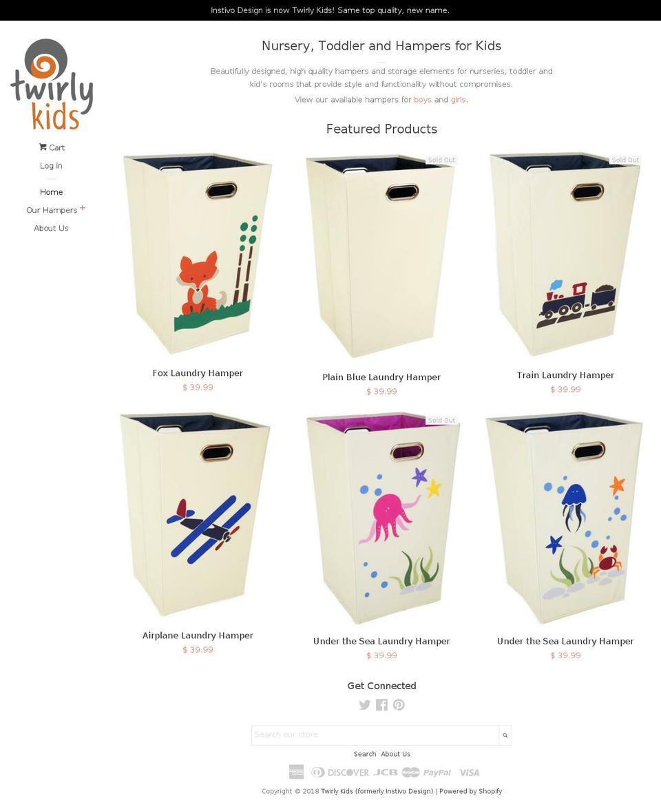 twirlykid.com shopify website screenshot