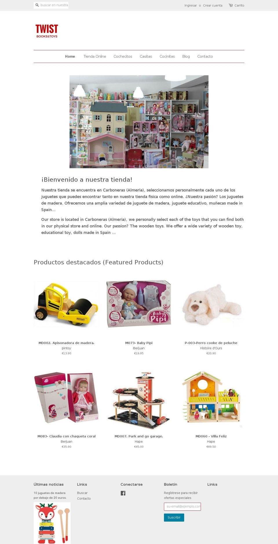 twist-shop.com — Shopify storefront screenshot
