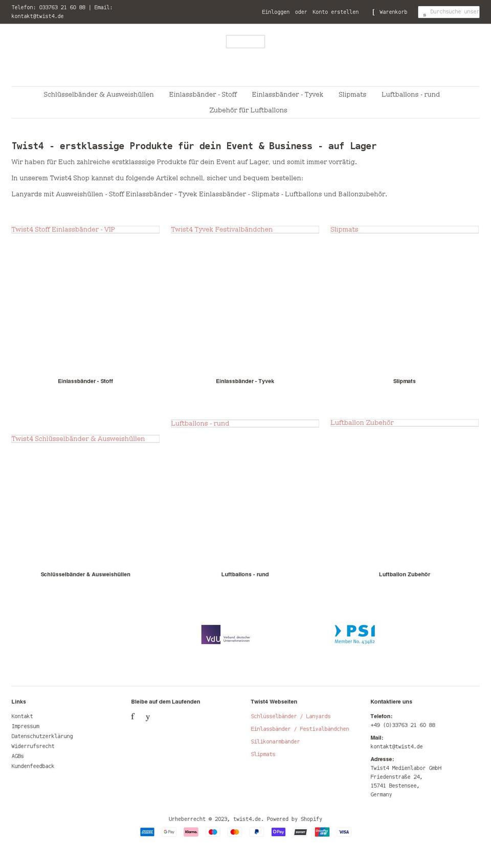 twist4-store.myshopify.com shopify website screenshot