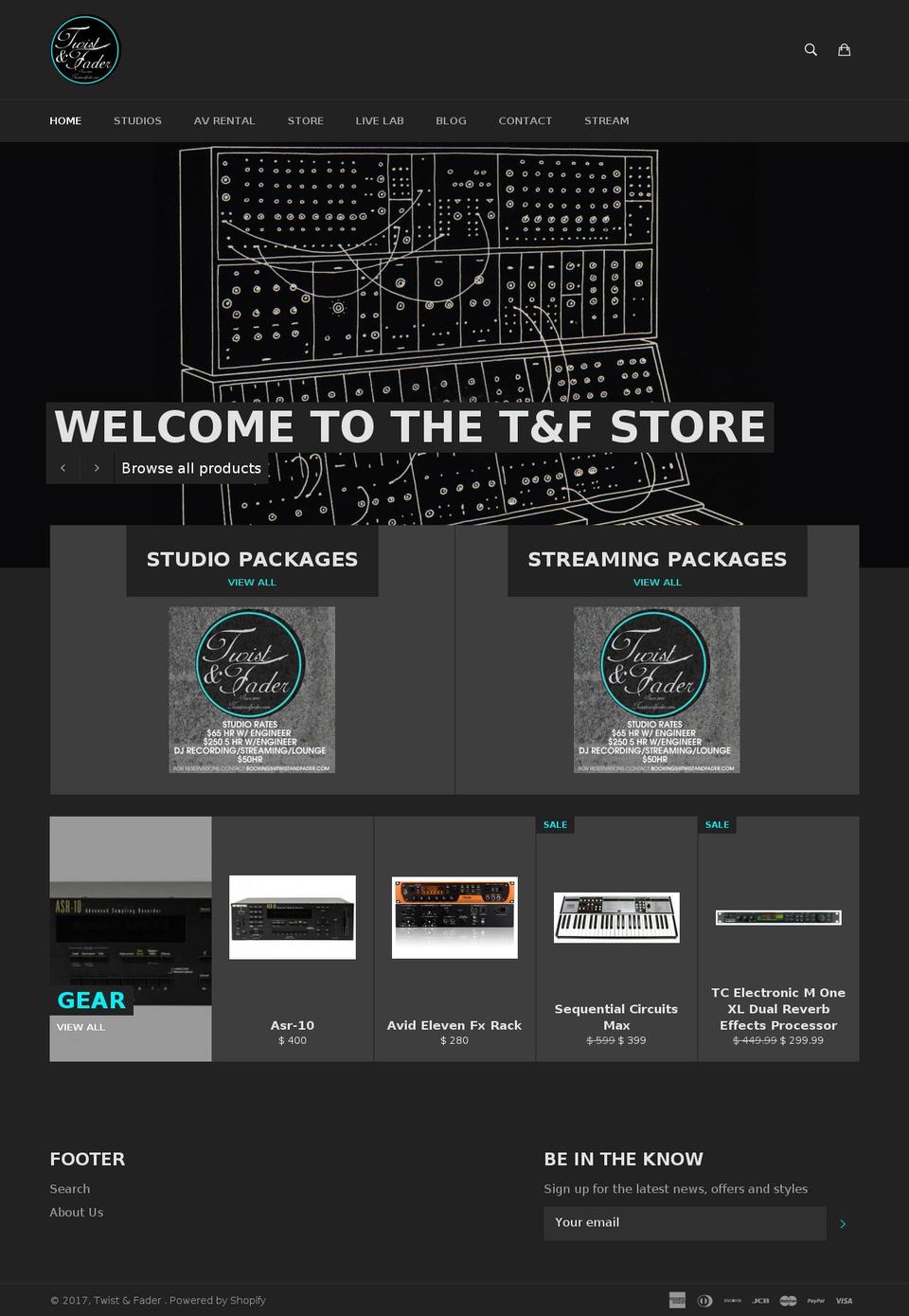 twistandfader.com shopify website screenshot
