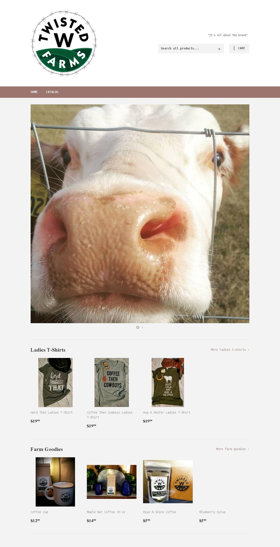 twisted-w-farms.myshopify.com shopify website screenshot