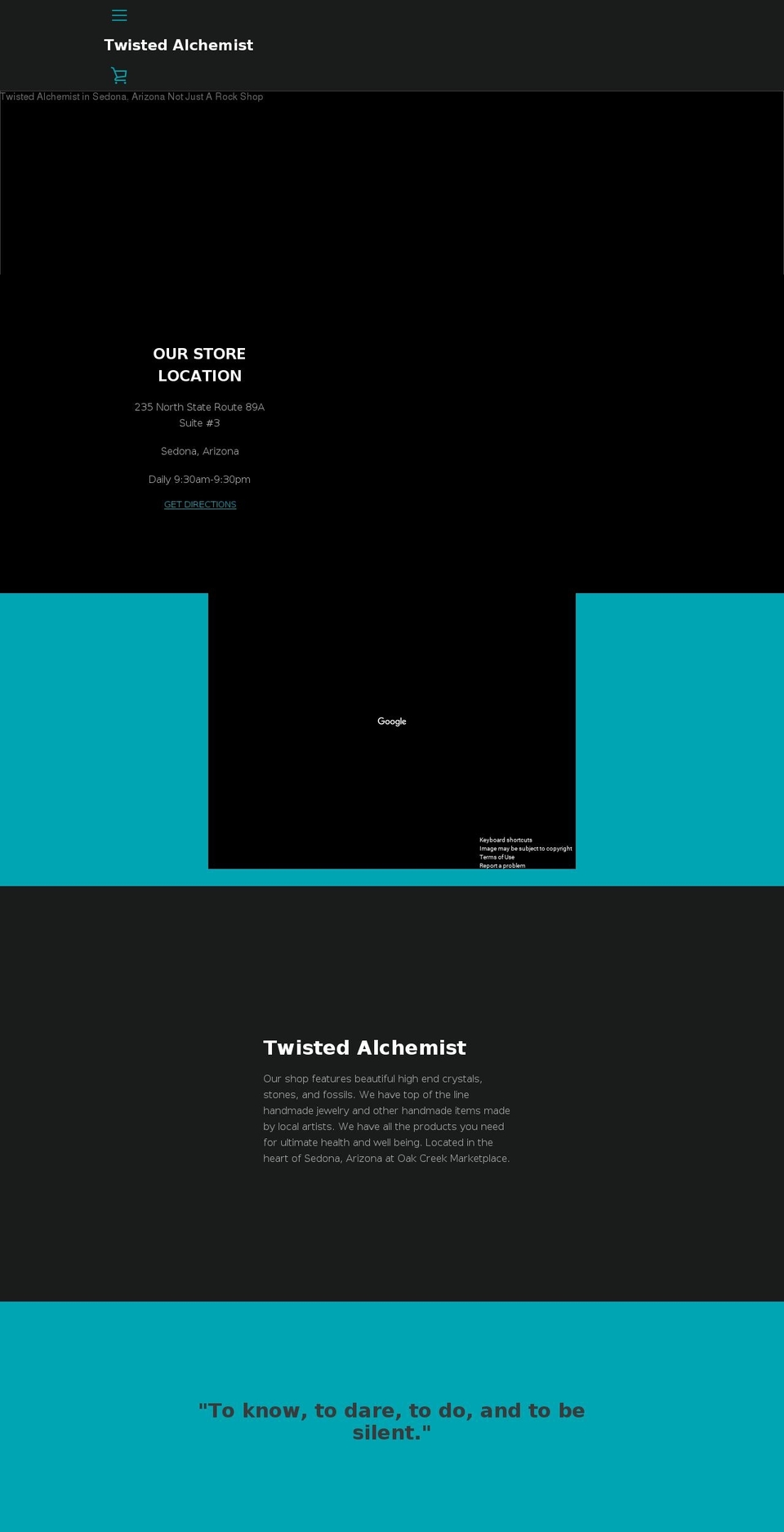 twistedalchemist.com shopify website screenshot