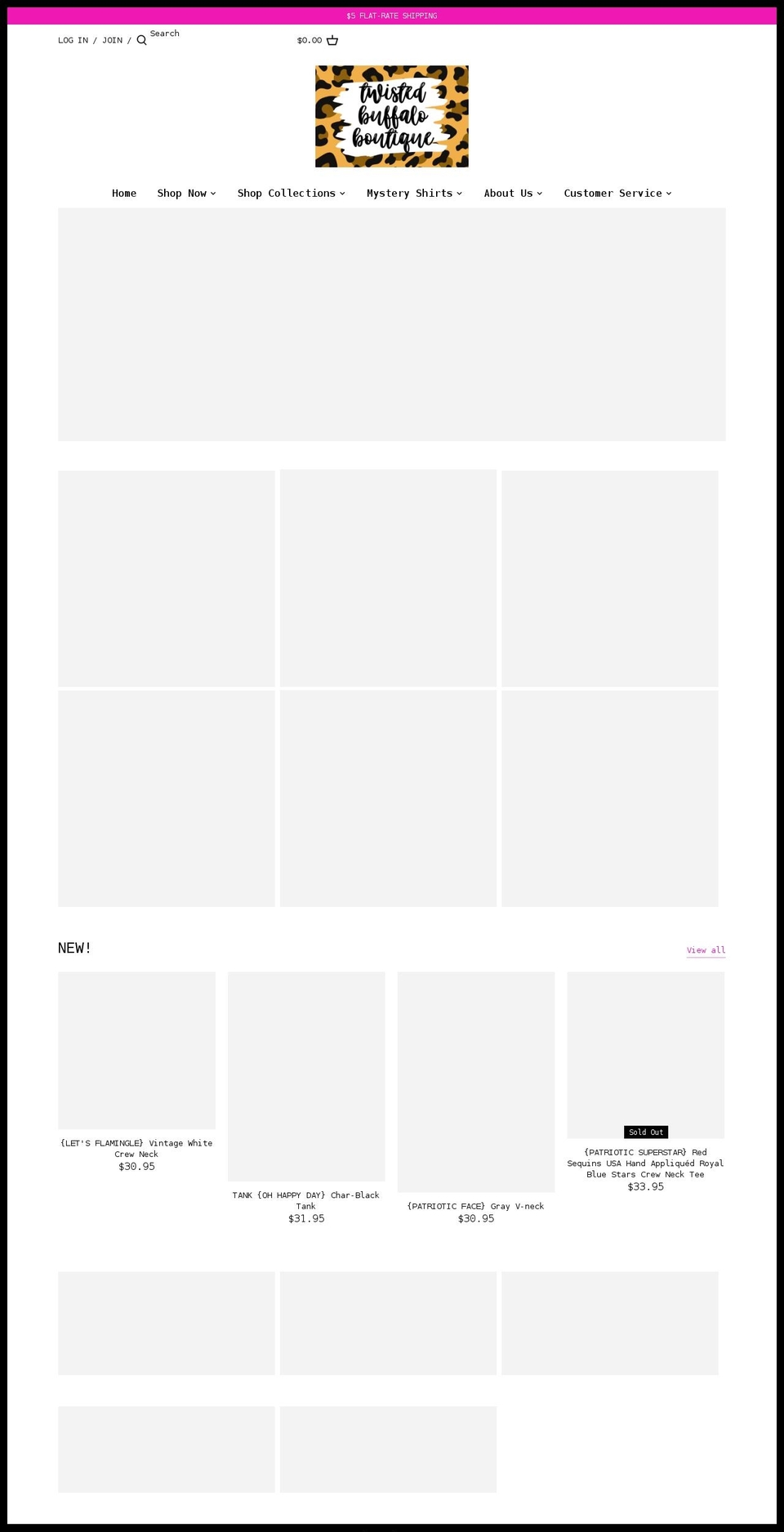twistedbuffalo.com — Shopify storefront screenshot