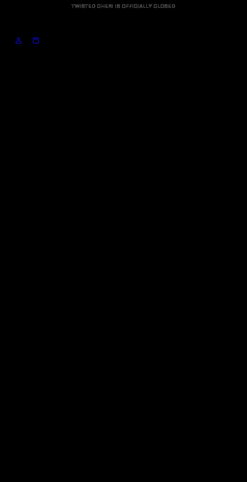 twistedcheri.com shopify website screenshot