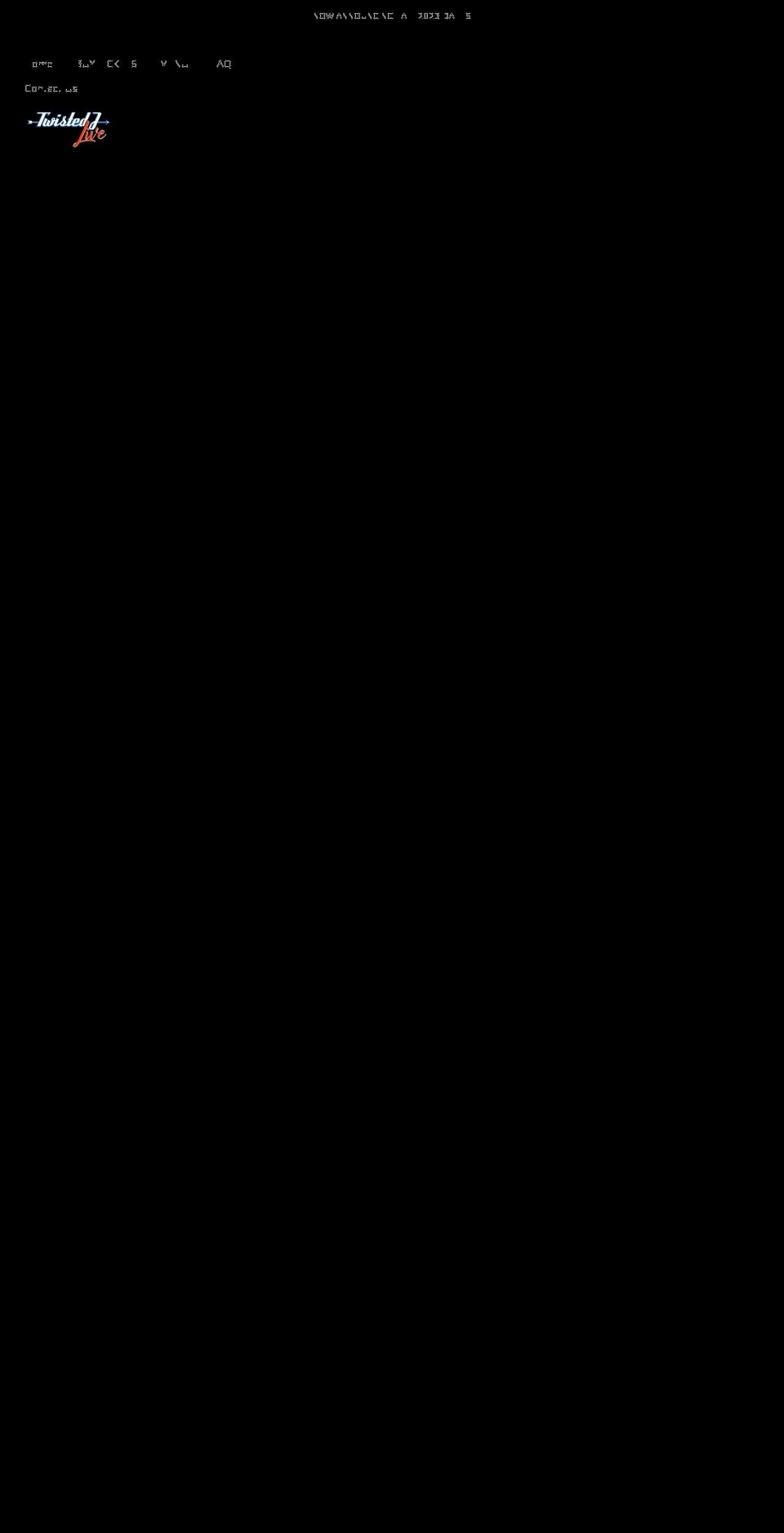 twistedjlive.com — Shopify storefront screenshot