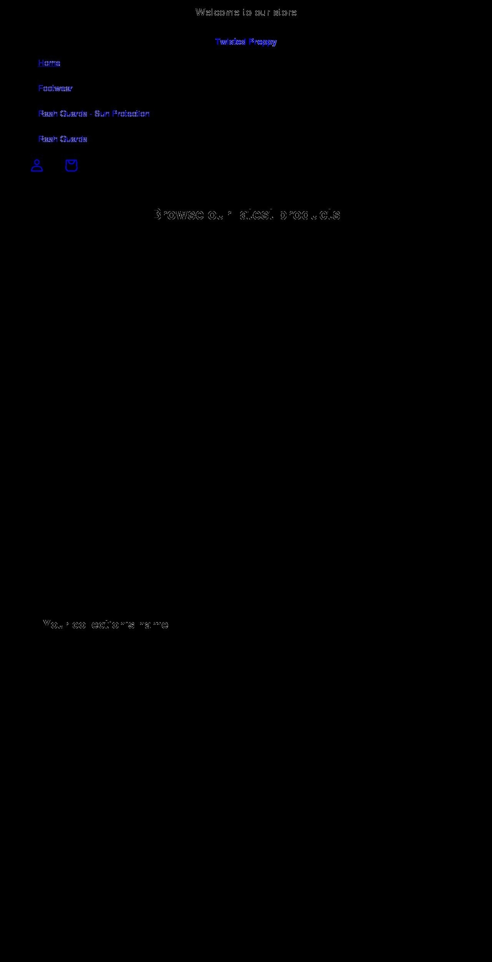 twistedpreppy.com — Shopify storefront screenshot