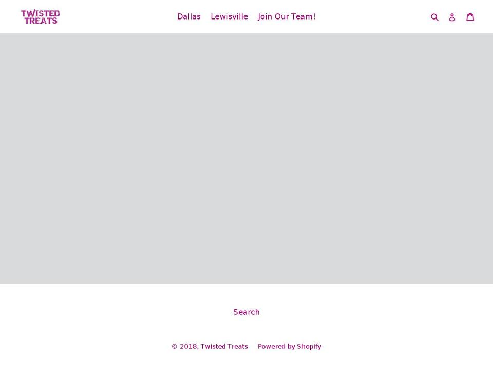 twistedtreats.net shopify website screenshot