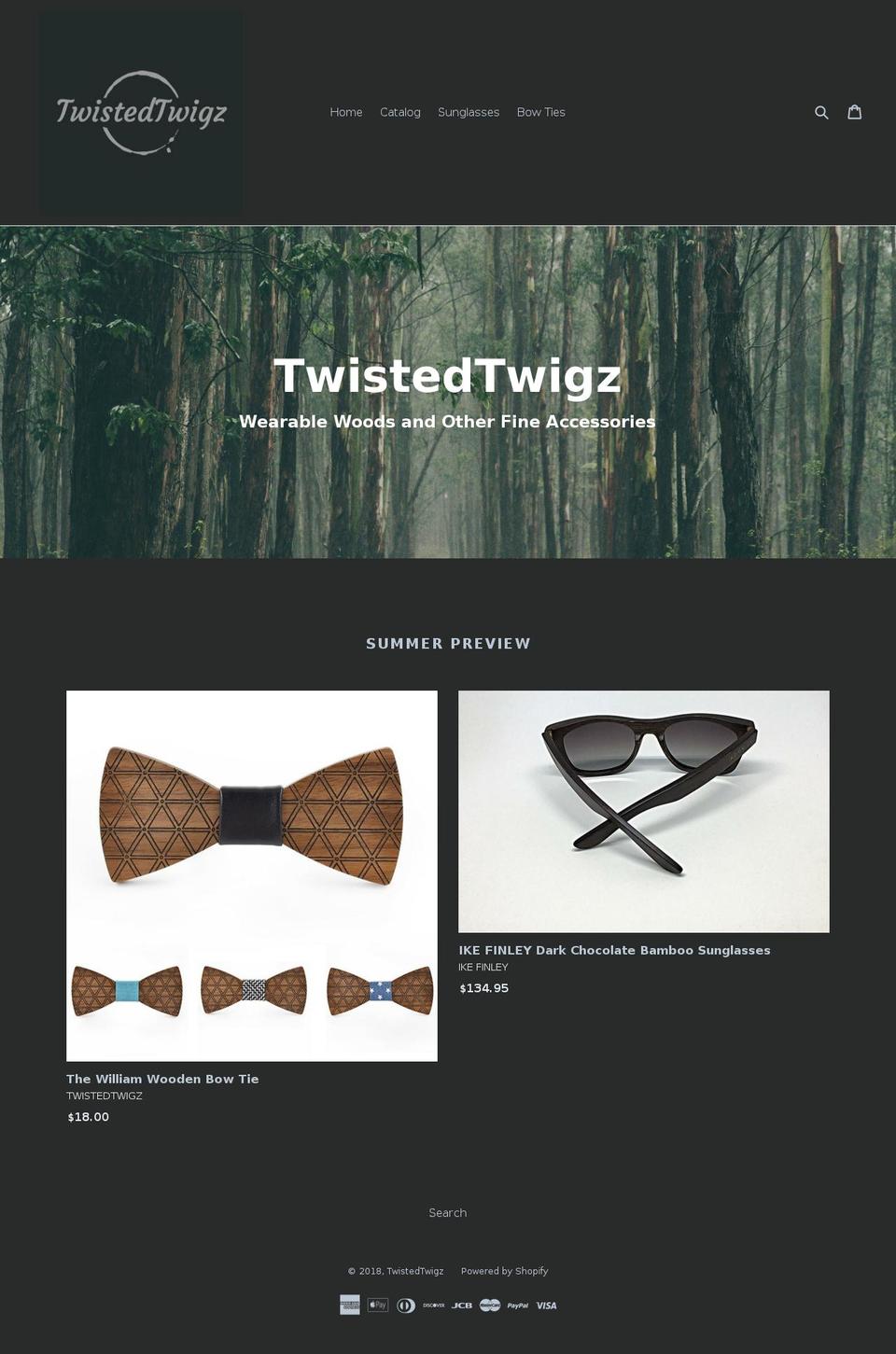 twistedtwigz.com — Shopify storefront screenshot