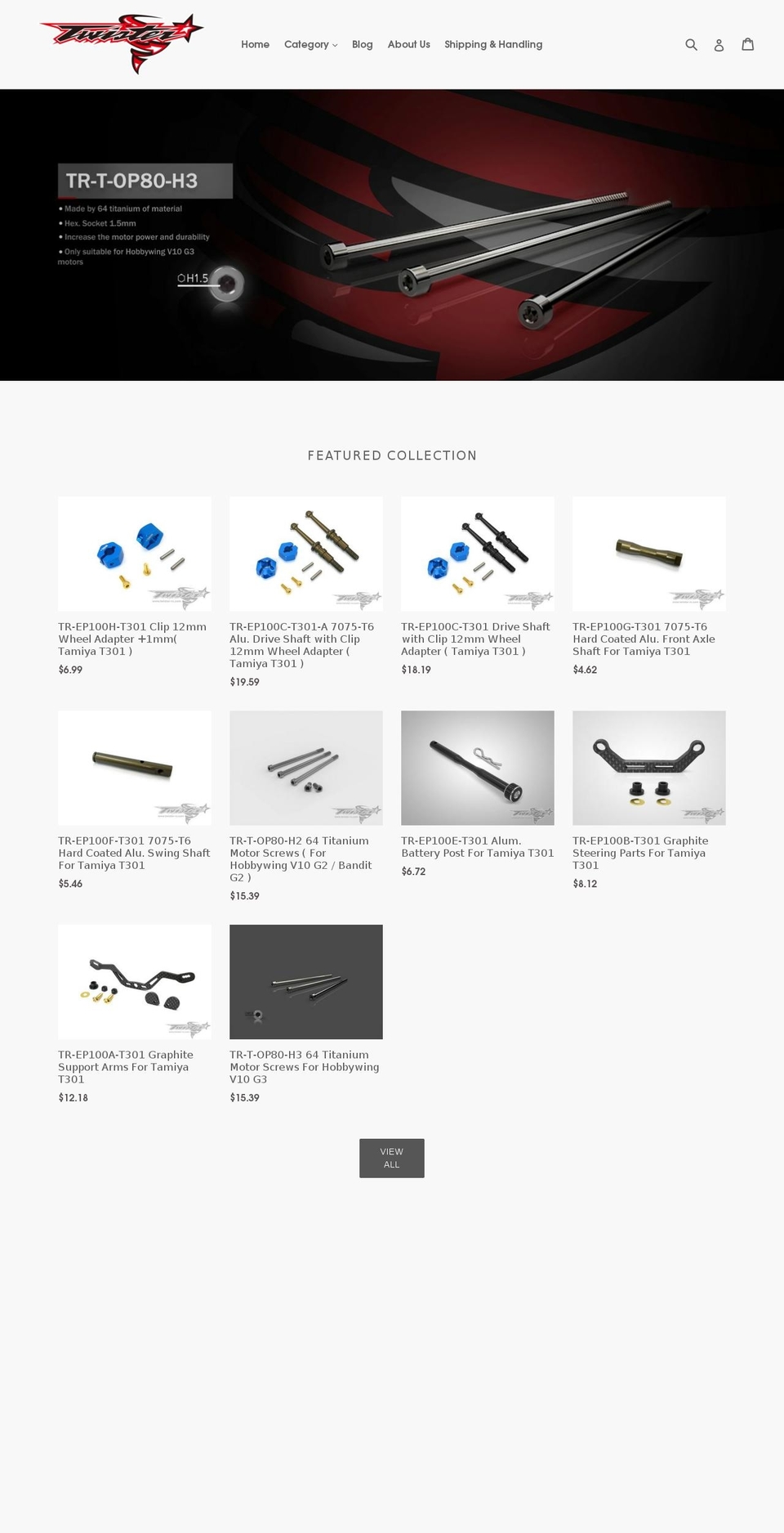 twister-rc.com — Shopify storefront screenshot