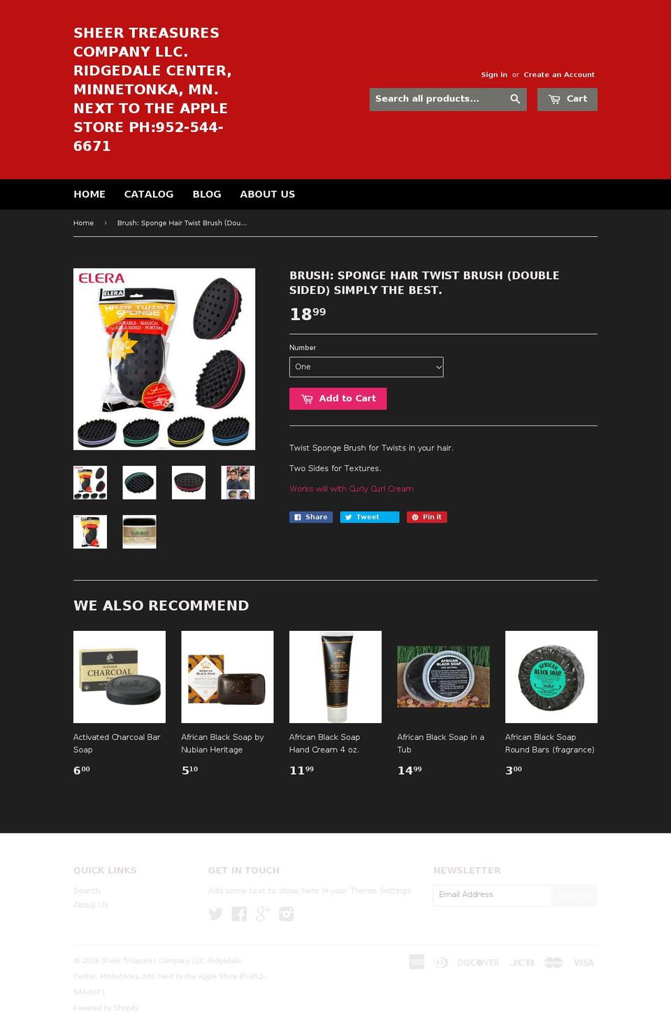 twistysponge.com — Shopify storefront screenshot